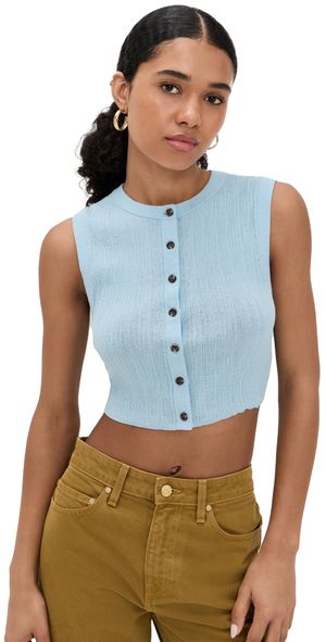A. L.C. Lottie Top Sky Blue XS