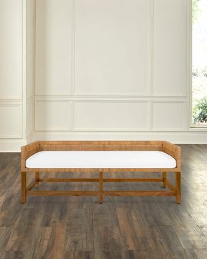 Monterey Cane Bench, 64"