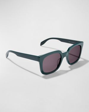 Men's Graffiti Square Acetate Sunglasses