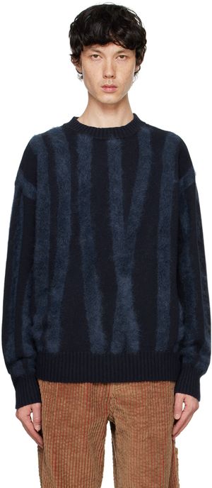 Le PÈRE Pull Tyndell bleu à rayures