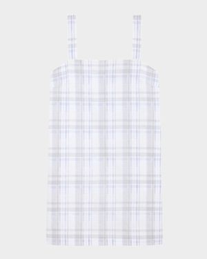 Plaid Mini Shift Dress