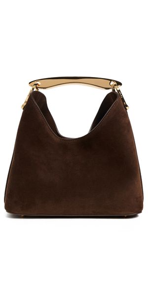 Elleme Boomerang Small Suede Bag Khaki Suede One Size