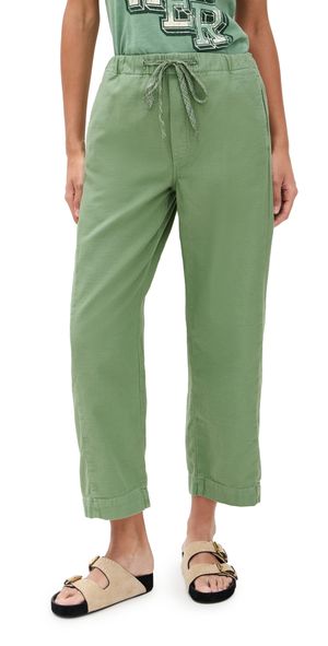 MOTHER The Drawn Half-Pipe Ankle Pants Sir Yes Sir Mineral Green 30