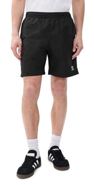 adidas Trefoil Essentials Woven Shorts 7 Black/White M