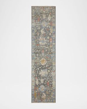 Aneida Hand-Knotted Rug, 2' x 10'