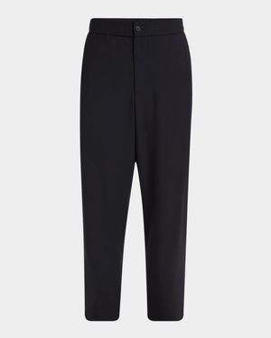 Men's Wool Crepe Trousers