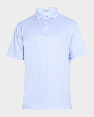 Men's Geo Skull Performance Jersey Polo