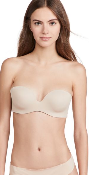 Simone Perele Essentiel Strapless Bra Peau Rose 32D