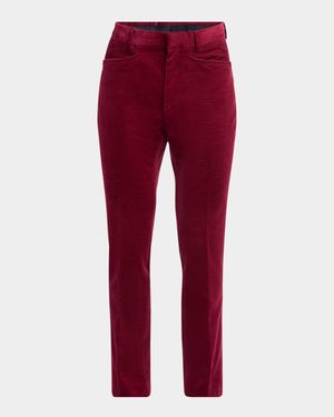 Men's Dyllan Ridged Velvet Trousers