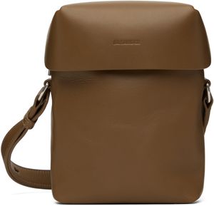 Jil Sander Tan Lid Small Bag