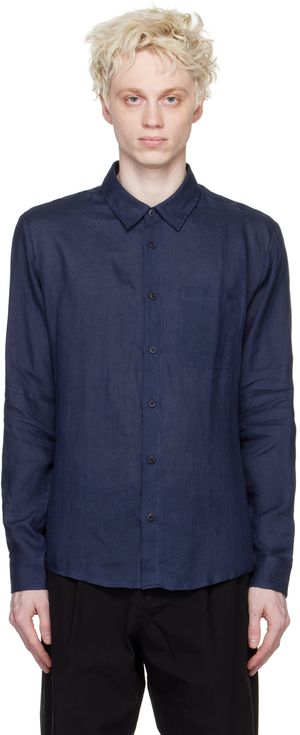 A.P.C. Navy Cassel Shirt