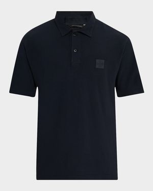 Men's Ghost Crepe Cotton Polo Shirt