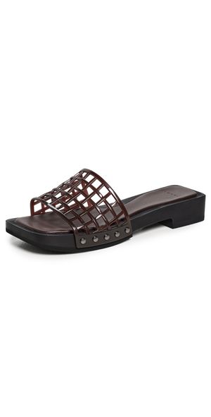 Vince Barbara Jelly Sandals Ganache 10