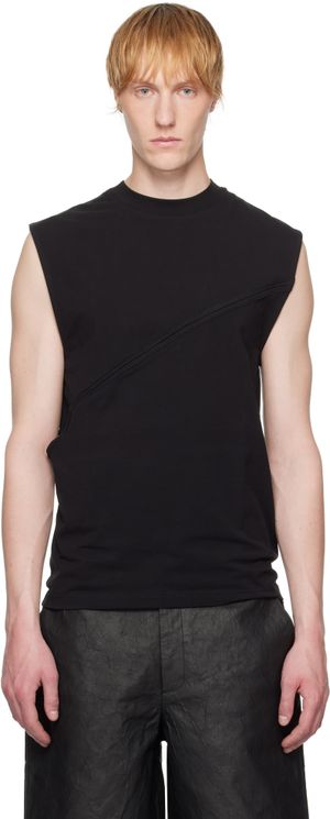HELIOT EMIL Black Pleistos Tank Top