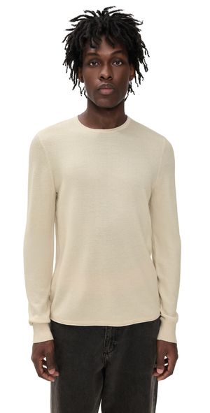 rag & bone Gregory Merino Long Sleeve Crew Dsrts S