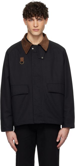 Uniform Bridge Blouson de style veston de chasse court noir