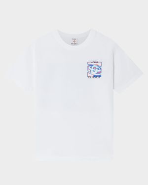 Men's Heat Map Cotton Logo T‑Shirt
