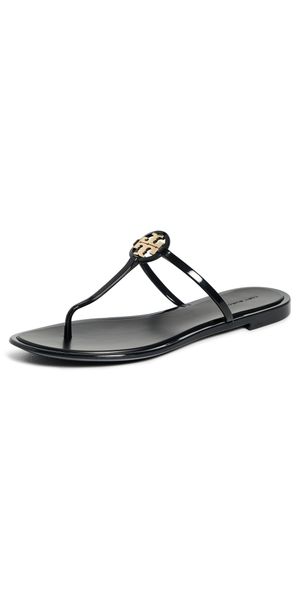 Tory Burch Mini Miller Jelly Sandals Perfect Black/ Gold 9