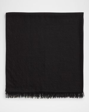 Frayed Cashmere Scarf