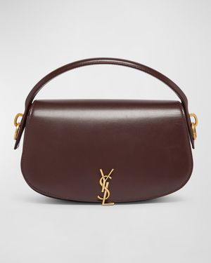 YSL Flap Crossbody Bag in Leather
