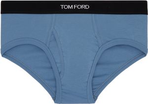 TOM FORD Blue Cotton Briefs