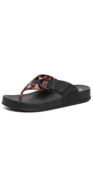 Melissa Melissa Cozy Thong Sandals Black/Clear 7