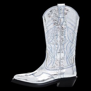 Desigual - Bottes en cuir - Taille 41 - Noir