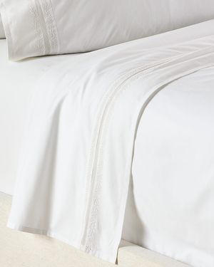 Miriah 200 Thread Count Percale King Flat Sheet