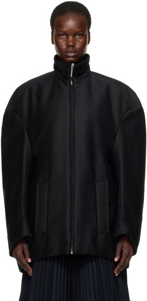 Marni Black Organic Cotton Oversized Jacket