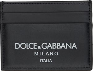 Dolce&Gabbana Black Calfskin Card Holder