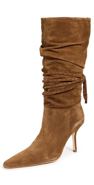 Cinq à Sept Samina Wrap Around Heel Boots golden sienna 38