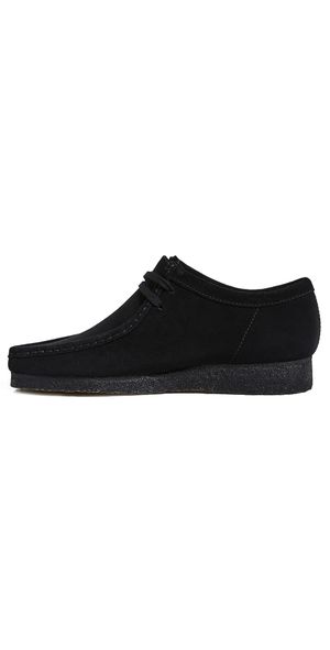 Clarks Suede Wallabee Shoes Black 8.5