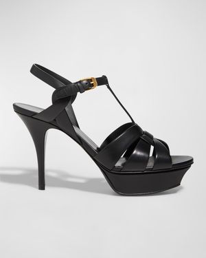 Tribute Leather Platform Sandals