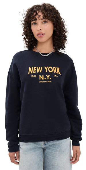 KULE The Oversized New York Sweatshirt Navy M