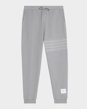 Men's 4-Bar Stripe Cotton Sweatpants