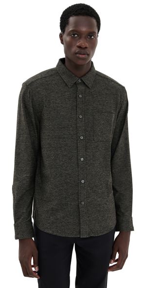 Rhone WFH Shirt Lichen Green Heather L