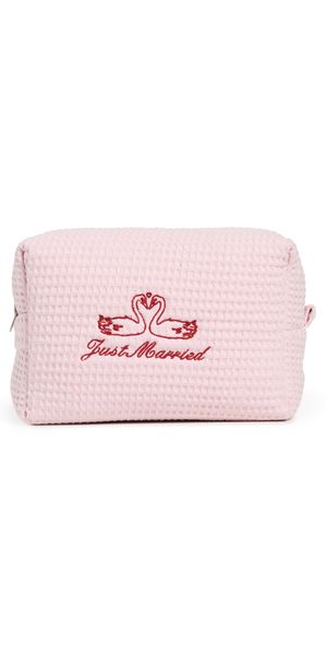 Abbode Just Married Waffle Pouch Peony One Size
