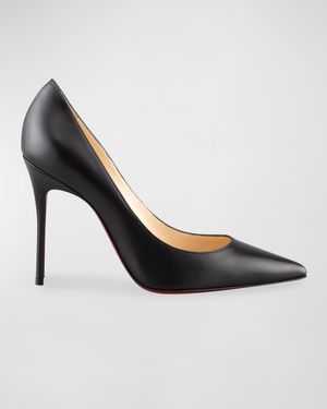 100mm Kate High-Heel Pumps, Black