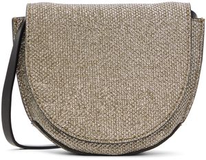 GANNI Nano sac à bandoulière Banner doré