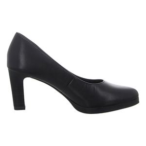 Tamaris - Escarpin cuir talon - Taille 41 - Noir