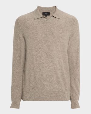Men's Boiled Cashmere Polo Shirt