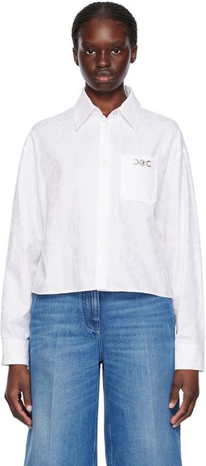 Versace White Baroque Shirt