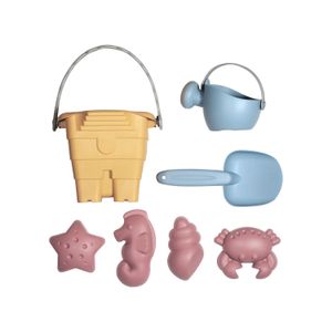 Kindsgut - Kit de jouets de sable pour bébé 6 pièces, theo - Taille 18-24 mois - Jaune