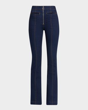 Beverly High-Rise Skinny Flare Jeans