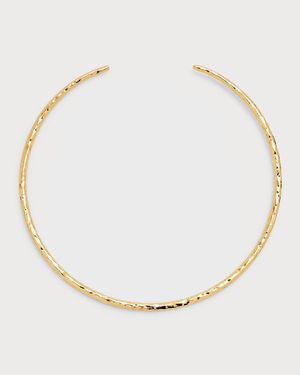 Hammered Gold Collar