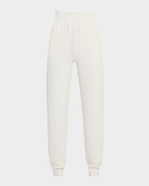 Dora Baltea Silk-Cotton Jogger Trousers