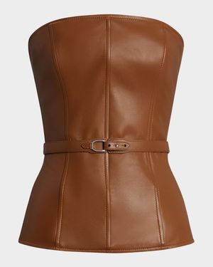Chelsey Soft Leather Corset