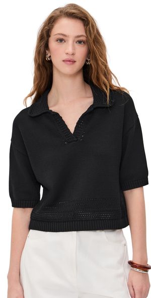 Velvet Winslow Pullover Black L