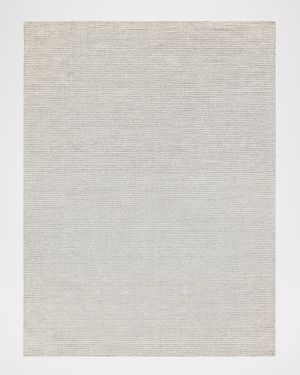 Key West Hand-Tufted Light Silver Rug, 9' x 12'