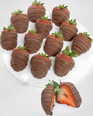 Belgian Milk Chocolate Covered Strawberries
